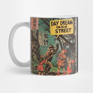 Daydream on Elm Street - A Funny Vintage Horror Movie Parody Mug